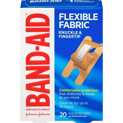 Band-Aid Brand Adhesive Bandages Flexible Fabric 20 ea, $0.30/1ea