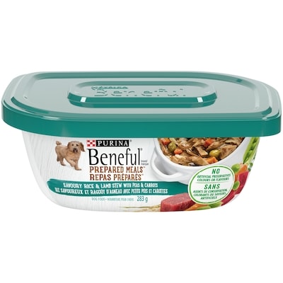Purina Beneful Repas Préparés Savoureux et Ragoût d'Agneau, Nourriture Humide pour Chiens 283 g 283 g, 1,23 $/100g