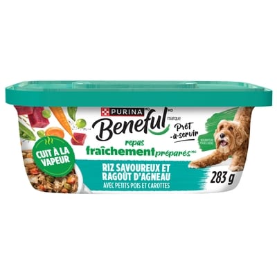 Purina Beneful Repas Préparés Savoureux et Ragoût d'Agneau, Nourriture Humide pour Chiens 283 g 283 g, 1,16 $/100g