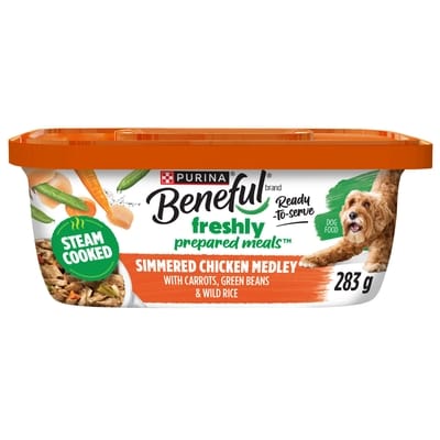Purina Beneful Prepared Meals Wet Dog Food Chicken Medley 283 g, $1.23/100g