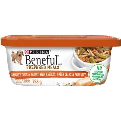 Purina Beneful Prepared Meals Chicken Medley, Wet Dog Food 283 g, $1.23/100g