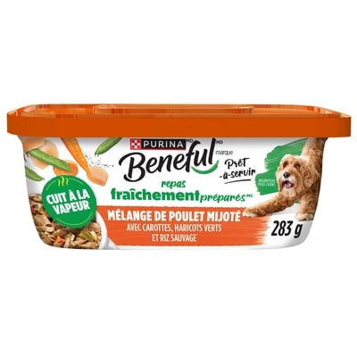 Purina Beneful repas préparés nourriture humide pour chiens mélange de poulet 283 g, 1,34 $/100g