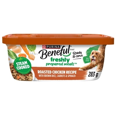 Purina Beneful Prepared Meals Wet Dog Food Roasted Chicken Recipe 283 g, $1.23/100g
