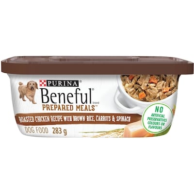 Purina Beneful Prepared Meals Roasted Chicken Recipe, Wet Dog Food 283 g, $1.06/100g