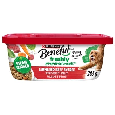 Purina Beneful Prepared Meals Simmered Beef Flavour, Wet Dog Food 283 g, $1.23/100g