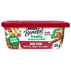 Purina Beneful Prepared Meals Wet Dog Food Beef Stew 283 g, $1.16/100g