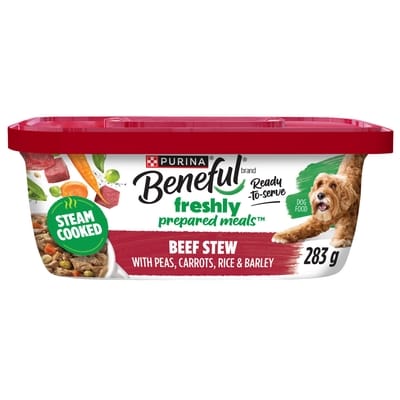 Purina Beneful Prepared Meals Wet Dog Food Beef Stew 283 g, $1.23/100g