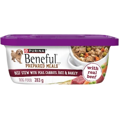 Purina Beneful Prepared Meals Beef Stew, Wet Dog Food 283 g, $1.23/100g