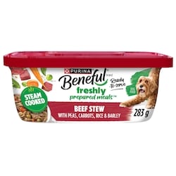 Purina Beneful Prepared Meals Beef Stew, Wet Dog Food 283 g, $1.34/100g