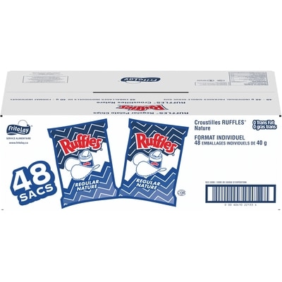 Frito-Lay Croustilles régulières 48x40.0 g, 2,08 $/100g