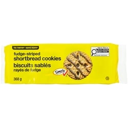 クッキー　0710 No Name Fudge-Striped Shortbread Cookies - 368 g | Zehrs