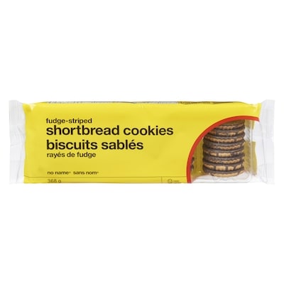 No Name Fudge-Striped Shortbread Cookies 368 g, $1.22/100g