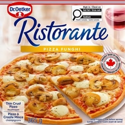 Dr Oetker Ristorante Thin Crust Mushroom Funghi Pizza 365 g, $1.10/100g