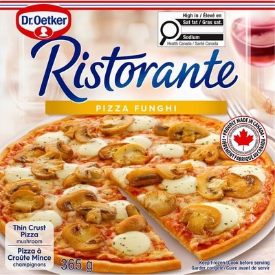 Dr. Oetker Ristorante Pizza aux champignons 365 g, 0,96 $/100g