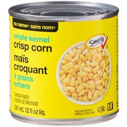 No Name Whole Kernel Crisp Corn 341 ml, $0.44/100ml