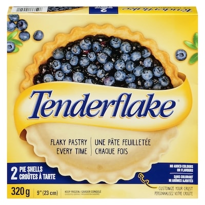 Tenderflake Pie Shells, Original 320 g, $1.41/100g