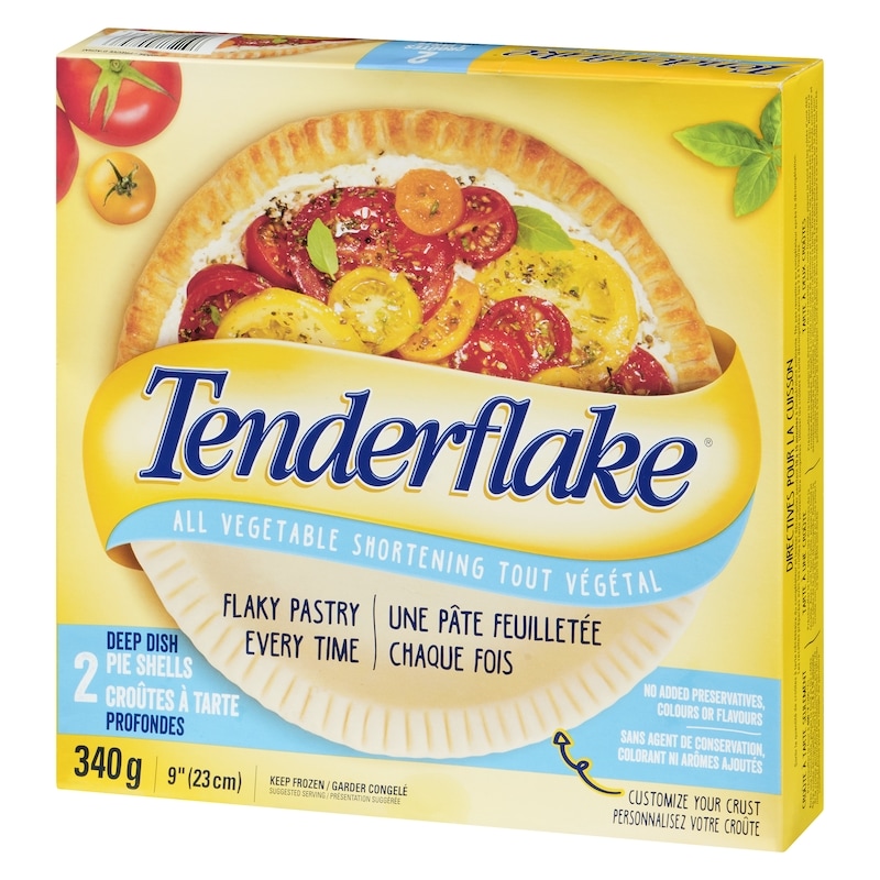 Deep Dish Pie Shells, All Vegetable Shortening