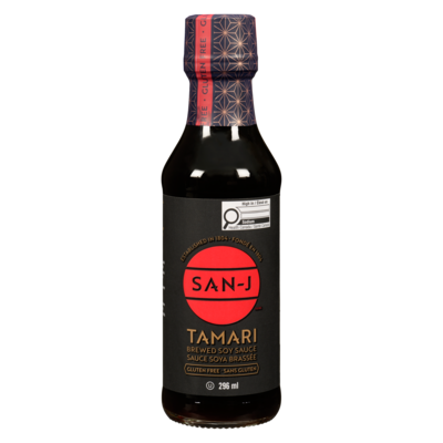 San J Sauce soya tamari sans gluten 296 ml, 2,80 $/100ml