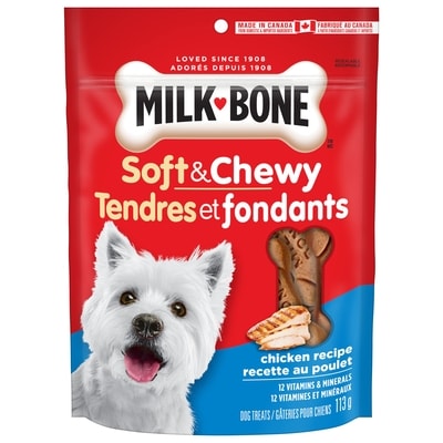 Milk-Bone Gâteries molles pour chien au poulet 113 g, 2,65 $/100g