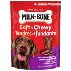 Milk-Bone régals tendres et fondants gâteries pour chiens bifteck 113g 113 g, 2,38 $/100g