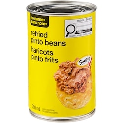 No Name Refried Pinto Beans 398 ml, $0.88/100ml