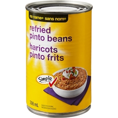 Sans Nom Haricots pinto frits 398 ml, 0,82 $/100ml