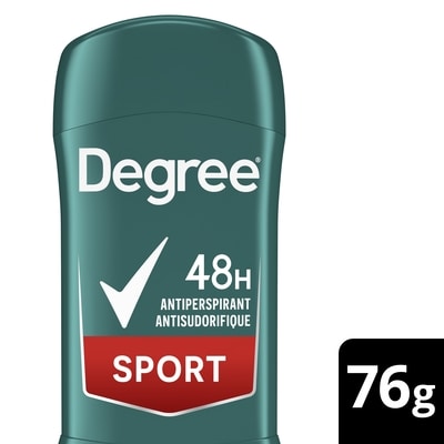 Degree Antiperspirant Sport 76 g, $7.22/100g