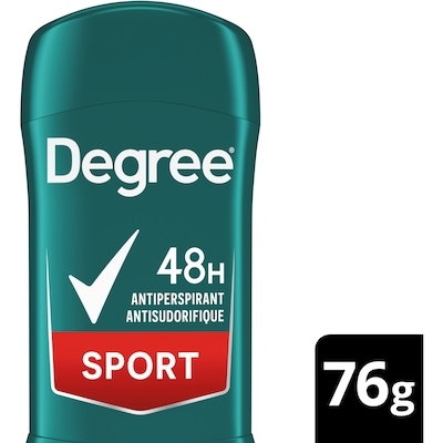 Degree Antisudorifique en Bâton pour Hommes Sport 76 g, 8,17 $/100g