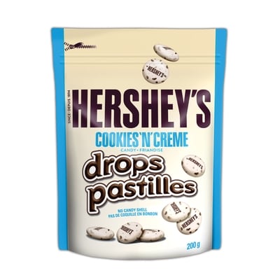 Hershey's Cookies 'N' Creme Drops Candy 200 g, $3.50/100g