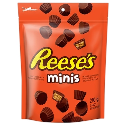 Reese's Minis Peanut Butter Cups Candy 210 g, $2.62/100g