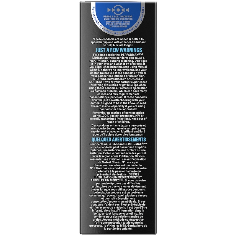 Mutual Climax Ribbed & Dotted Condoms