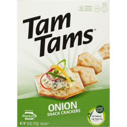 Kosher Tam Tams Snack Crackers, Onion