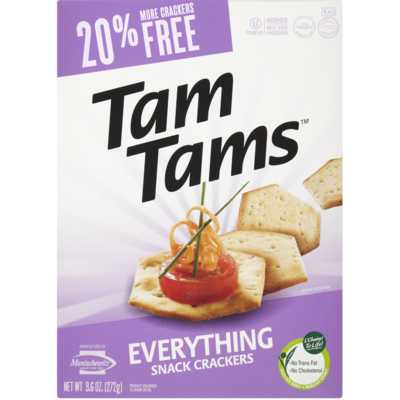 Manischewitz Craquelins Tam Tam tous garnis casher 272 g, 2,94 $/100g
