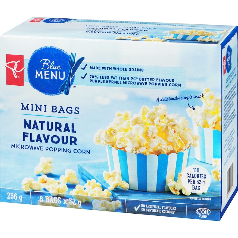Natural Flavour Microwave Popcorn, Mini Bags