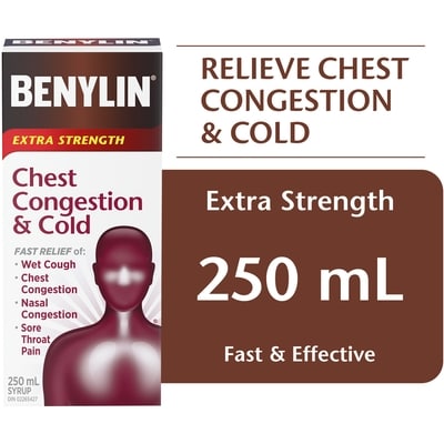 Benylin Cough and Chest Congestion 250 ml, $5.60/100ml