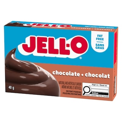 Jell-O Fat Free Chocolate Instant Pudding Mix - 40 g | Provigo