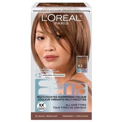 L'Oreal Paris Féria, 62 Light Iridescent Brown 1 ea, $13.00/1ea