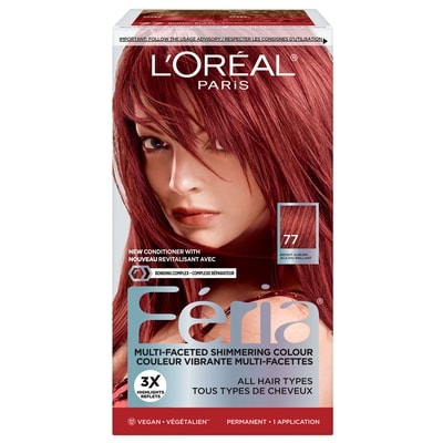 L'Oreal Paris Feria, 77 Brilliant Auburn 1 ea, $15.99/1ea