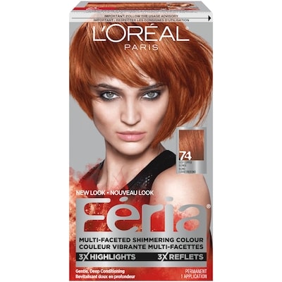 L'Oreal Paris Féria, 74 Deep Copper Blonde 1 ea, $15.99/1ea