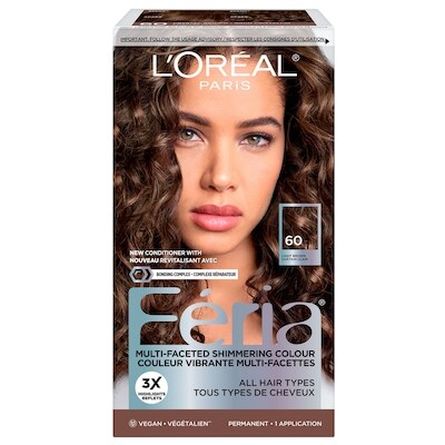 L’Oréal Colorant capillaire 60 châtain clair Féria 1 ea, 15,99 $/1ch