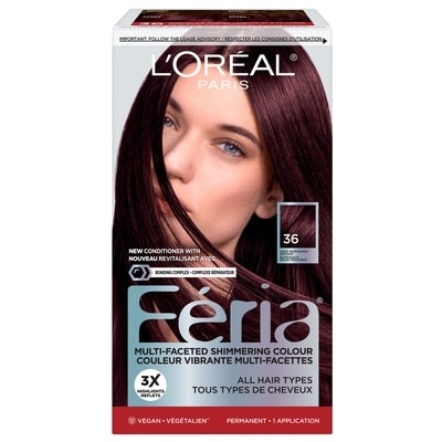 L'Oreal Paris Feria, 36 Deep Burgundy Brown 1 ea, $18.49/1ea