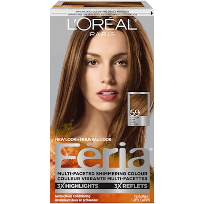 L’Oréal Colorant capillaire 59 châtain riche doré Féria 1 ea, 18,49 $/1ch
