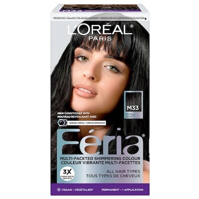 L’Oréal Colorant capillaire Féria M31 noir froid doux 1 ea, 15,99 $/1ch
