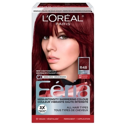 L’Oréal Coloration Féria R48 Auburn profond intense 1 ea, 15,99 $/1ch