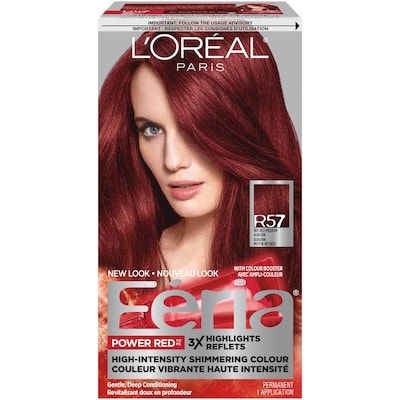 L’Oréal Coloration Féria R57 à Auburn moyen intense 1 ea, 19,99 $/1ch