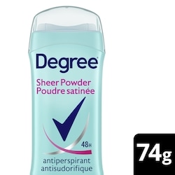 Degree Antisudorifique Poudre Satinée 74 g, 6,74 $/100g