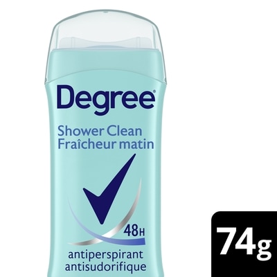 Degree Antiperspirant Shower Clean 74 g, $7.15/100g