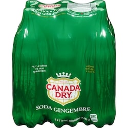 Canada Dry Soda gingembre, emballage de 6 canettes 6x710.0 ml, 0,18 $/100ml