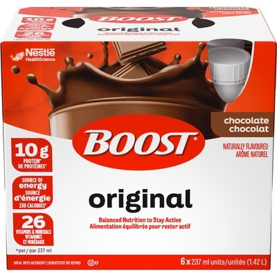Nestle Health Science Original Chocolate Meal Replacement Drink 6x237.0 ml, $1.05/100ml