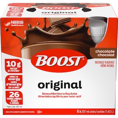 Nestle Health Science Substitut repas liquide original paquet de 6 6x237.0 ml, 0,91 $/100ml